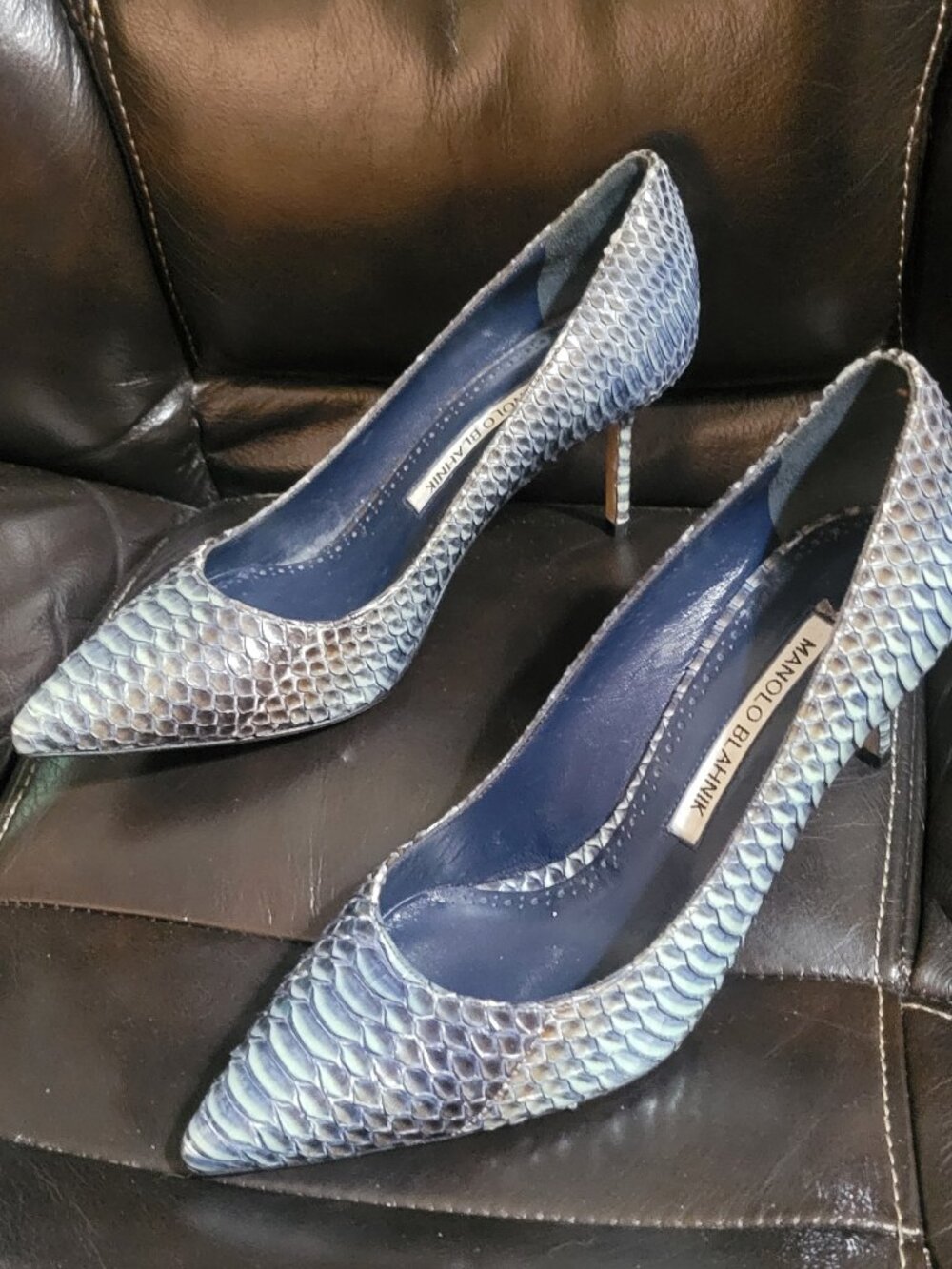 Minolo Blahnik: Snakeskin